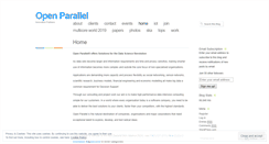 Desktop Screenshot of openparallel.com