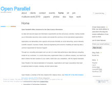 Tablet Screenshot of openparallel.com